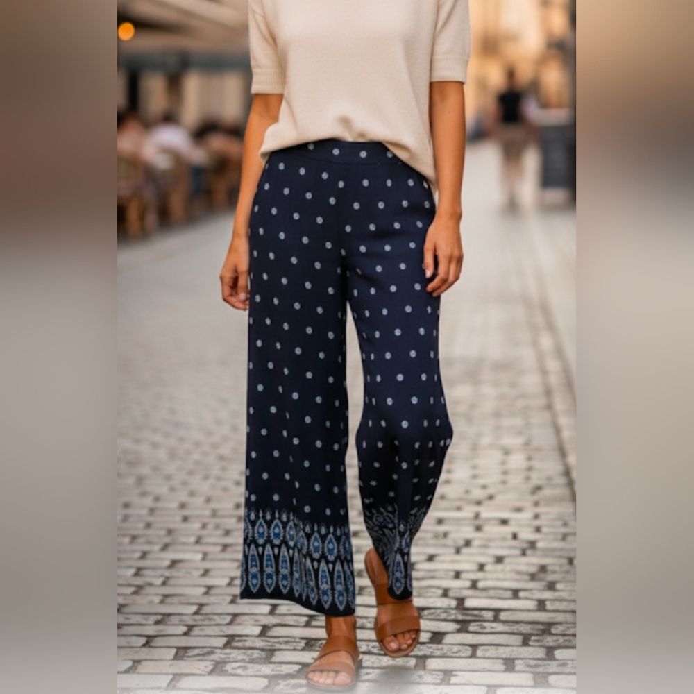 LOFT Blue Midi Pencil Skirt